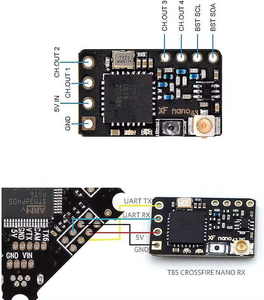 Receptor de Dron de Largo Alcance Team <span class=keywords><strong>Blacksheep</strong></span> TBS Crossfire Nano Rx (Edición Especial) con Antena TBS Immortal-T V2 - Product Image 6