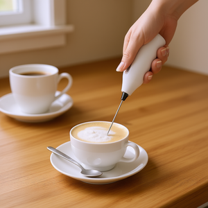 Espumador de leche Metaltext, paquete de 6, para café y té, con batidor de acero inoxidable para espumar y batir fácilmente - Product Image 3