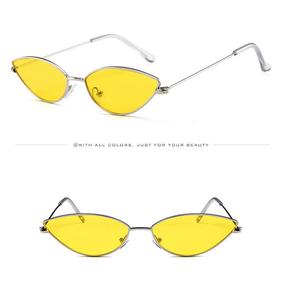 <span class=keywords><strong>Cat</strong></span> Eyes unisexe lunettes de soleil légères <span class=keywords><strong>UV</strong></span> <span class=keywords><strong>400</strong></span> Protection cadre en métal coloré voyage à la mode miroir petites lunettes mignonnes - Product Image 5