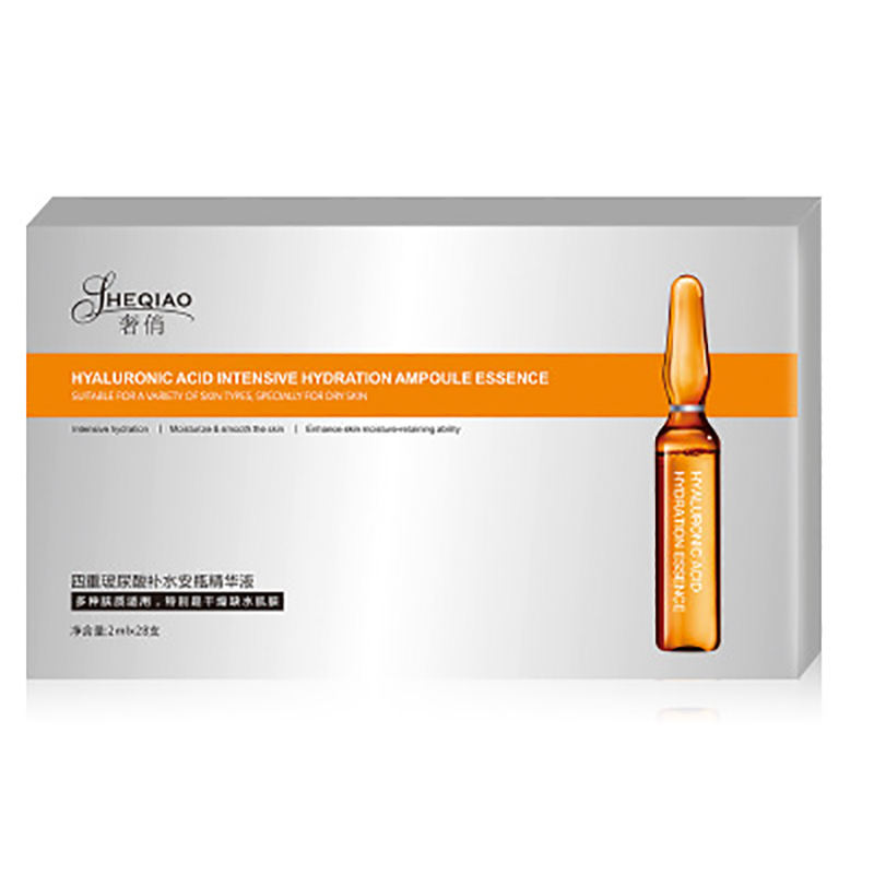 28pcs Anti Aging Peptide Hyaluronic Acid Ampoule Serum Set