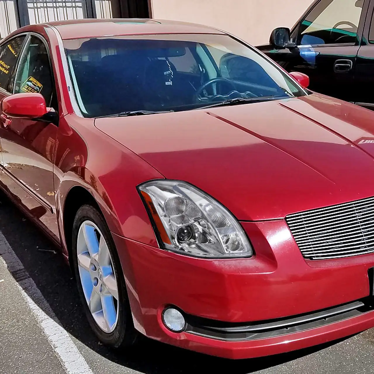 Автомобильные фары для 2004 - 2006 Nissan Maxima, проекторные фары, хромированный корпус, прозрачные линзы, набор автомобильных фар