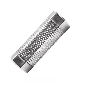 Tube à fumer en acier inoxydable avec brosse de nettoyage et crochet pour grils de camping - Product Image 6