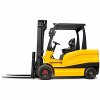 Gerbeur à palettes électrique autoporté Senpar Senpar-20, 2 tonnes, 2 mètres, mât bi-étages, pneus pleins, batterie plomb-acide