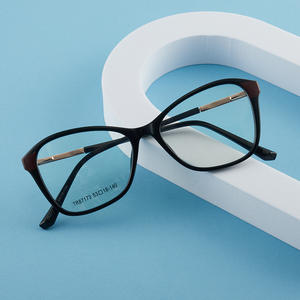 กรอบแว่นตา Cat Eye รุ่น Tr87173 ขนาด 53-18-140 ป้องกันแสงสีฟ้า แฟชั่นสำหรับผู้หญิง กรอบแว่นสายตาแบบมีบริดจ์ขนาดกลาง เลนส์อะซิเตท - Product Image 3