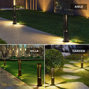 Lampe <span class=keywords><strong>de</strong></span> <span class=keywords><strong>jardin</strong></span> en aluminium DC pour extérieur, IP65 étanche, 30 cm, 40 cm, 60 cm, lampadaire LED moderne pour hôtel, villa, parc, éclairage <span class=keywords><strong>de</strong></span> chemin - Product Image 4