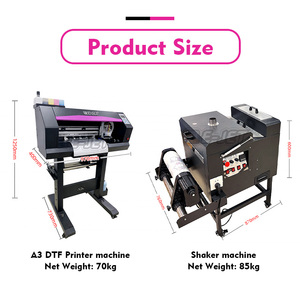 Ensemble d'imprimantes DTF A3 Xp600 30cm 60cm <span class=keywords><strong>2</strong></span> têtes Machine d'impression Film PET Imprimante DTF - Product Image 2