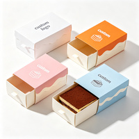 Boîte en carton de haute qualité pour gâteau Tiramisu, boîte longue personnalisée pour gâteau au fromage mousse de boulangerie avec logo sur mesure