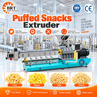 Extrudeuse à double vis pour snacks soufflés : Gaufrettes au fromage, boules de fromage, anneaux de maïs, gaufrettes de maïs et snacks de maïs soufflés