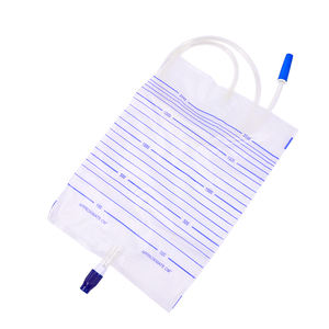 Bolsa de drenaje de orina de plástico desechable médica con válvula giratoria - Product Image 2