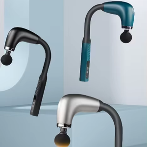 ปืนนวดกล้ามเนื้อ6จังหวะสำหรับบรรเทาอาการปวดไหล่บริเวณคอด้านหลังการสั่นสะเทือนเนื้อเยื่อส่วนลึกออกแบบโลโก้ได้ตามที่ต้องการ - Product Image 1