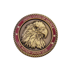 Moneta Commemorativa Antica con Logo Personalizzato Inciso in 3D, Stampa UV a <span class=keywords><strong>2</strong></span> Colori, Placcata in Rame, Regalo d'Onore Inciso, Moneta <span class=keywords><strong>da</strong></span> <span class=keywords><strong>Collezione</strong></span> - Product Image 5