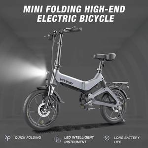 Offre Spéciale 16 pouces pliant Mini <span class=keywords><strong>vélo</strong></span> électrique de ville 36V longue portée gros pneu ville Ebike <span class=keywords><strong>vélo</strong></span> électrique de montagne - Product Image 2