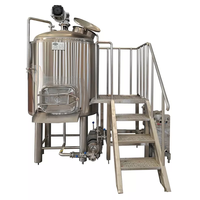 Équipement de brassage de kombucha 225*137*215, cuve de fermentation de thé en acier inoxydable 500L 1000L, garantie 5 ans, faible bruit