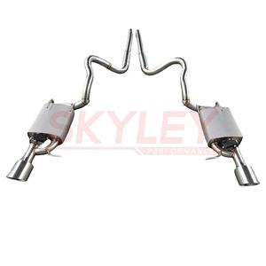 Escape trasero de gato de acero inoxidable SKYLEY para <span class=keywords><strong>Ford</strong></span> <span class=keywords><strong>Mustang</strong></span> 3.7L V6 2011-2014 - Product Image 1