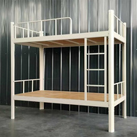 Lit superposé double en métal robuste et moderne pour adultes, vente en gros