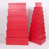 Tianshihao — boîte en papier de couleur unie, 15 pièces avec couvercle, emballage cadeau, 1502
