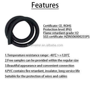 <span class=keywords><strong>Conducto</strong></span> Eléctrico <span class=keywords><strong>Flexible</strong></span> de Acero Recubierto de PVC, Impermeable y Resistente al Fuego, Directo de Fábrica - Product Image 5