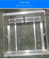 Cadre en alliage d'aluminium Cadres métalliques personnalisés Pièces en tôle d'acier inoxydable Traitement Shell Traitement CNC Pièces de soudage