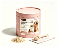 Complément alimentaire pour animaux de compagnie VITAFIELD, poudre de champignons immunostimulants, OEM ODM, pour chats et chiens, soutien immunitaire quotidien, produit pour la santé des animaux.
