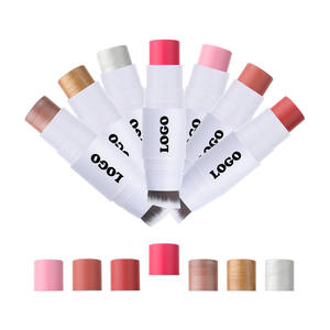 Doppel köpfiger Cheek Matte Blush Stick mit Pinsel gesicht Natural Blend able Tint Blusher Creamy Water proof Blush Stick Private Label - Product Image 1