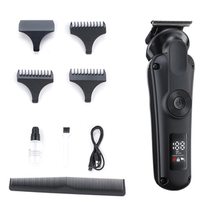 <span class=keywords><strong>Tondeuse</strong></span> à cheveux <span class=keywords><strong>sans</strong></span> <span class=keywords><strong>fil</strong></span> rechargeable <span class=keywords><strong>avec</strong></span> peignes de différentes longueurs, vitesse réglable, étanche IPX6 pour la coiffure et la coupe - Product Image 1