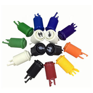 Boutons de cabinet d'arcade de 28 mm, style américain Happ, boutons poussoirs pour accessoires de jeu - Product Image 1