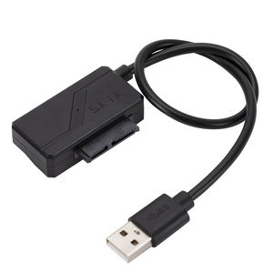D2844 35CM 0,35 M <span class=keywords><strong>USB</strong></span> 2,0 <span class=keywords><strong>a</strong></span> Slimline <span class=keywords><strong>SATA</strong></span> 7 + 6 13pin Laptop CD <span class=keywords><strong>DVD</strong></span> Rom Cable <span class=keywords><strong>adaptador</strong></span> de unidad óptica - Product Image 4