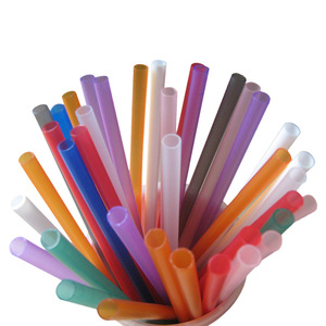 Custom Colorful Portable Eco Friendly Straight Kids Drinking Straws Set Reusable Plastic Straws or Mason Jars, Tumblers