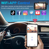 Cámara para Auto 2.0 Pulgadas IPS HD 2K+1080P+1080P, 3 Lentes, Wifi, GPS, ADAS, HD 2K, 3 Canales, 4G