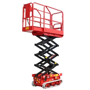 Hydraulische schaarlift op batterijen, handmatige bediening, mini-desktopplatformlift, 1170x600mm tafel, noodafstap systeem - Product Image 4