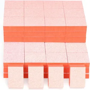 Orange Mini Nail Buffer 80/100 Grit Disposable Nail Buffing File