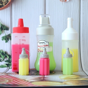 MAYSURE Botella de <span class=keywords><strong>Jarabe</strong></span> PARA LA <span class=keywords><strong>Tos</strong></span>, Botella de Plástico Vacía para Alimentos, Ketchup, Relleno Caliente, Salsa, con Boquilla - Product Image 4