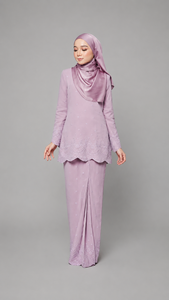 SIPO EID nueva moda modesta ropa tradicional algodón Modal aplique ojal encaje intrincado bordado Fesyen Baju Kurung Moden - Product Image 4