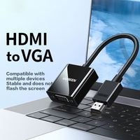 Adaptador Ugreen a VGA 1080P/60Hz Macho a Hembra, Conversor HD a VGA, Cable de Video para Pantalla