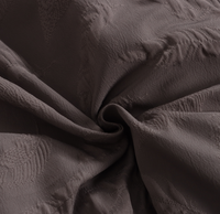 Parure de lit de luxe moderne avec housse de couette 3D gaufrée motif plume, écologique, respirante, durable, 400 fils/cm², disponible en OEM/ODM
