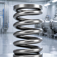 Ressort de compression robuste pour centrifugeuse, amortisseur de vibrations, support sur mesure en acier pour équipement industriel