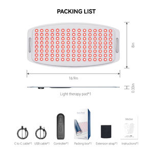 Redlight điều trị bọc 630nm 850nm ánh sáng màu đỏ và gần hồng ngoại LED liệu pháp ánh sáng vành đai cho giảm đau - Product Image 6