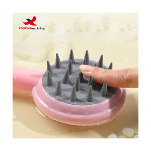 Mixed Procurement Low Price Manufacturer Supply <b>New</b> Scalp Massager Shampoo Brush Head Massaging Hair Comb Wet Dry Dual Use Long - Product Image 3