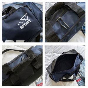 Sac de sport noir 2021, sac de voyage pour courtes distances, sac de sport à bandoulière, sac de sport pour la salle de sport - Product Image 5