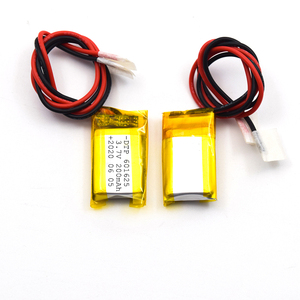 ISO9001 FCC zertifikat 601625 3,7 v 200mah lipo batterie - Product Image 3