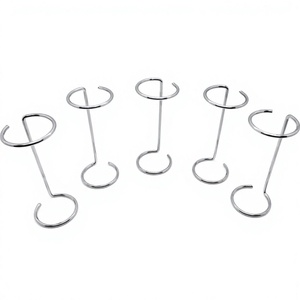2 anillos de metal plateado 38x83mm anillo de carpeta de álbum de recortes de calendario de hojas sueltas - Product Image 1