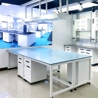 Mesa de Laboratorio de Acero Antimicrobiana para Laboratorios de Microbiología, Suministro al por Mayor