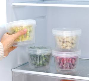 Organizador <span class=keywords><strong>de</strong></span> almacenamiento <span class=keywords><strong>de</strong></span> verduras para cocina, recipiente <span class=keywords><strong>de</strong></span> plástico sellado para mantener la <span class=keywords><strong>cebolla</strong></span> verde fresca y el ajo, refrigerador - Product Image 5