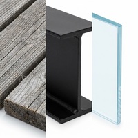 Produit phare : Garde-corps d'escalier en verre de sécurité transparent étamé de 6,38 mm et 12,8 mm pour murs-rideaux plats extérieurs et usage hôtelier