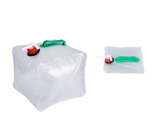 Sac de stockage d'eau pliable en PVC transparent portable pour voiture, lavage de voiture, camping, randonnée, douche, 5L, <span class=keywords><strong>10L</strong></span>, 15L, 20L - Product Image 5