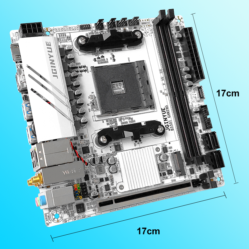 B550i-GAMiNG JGINYUE製 JGINYUE B550I GAMING motherboard - AMD AM4 - JGINYUE Offcial
