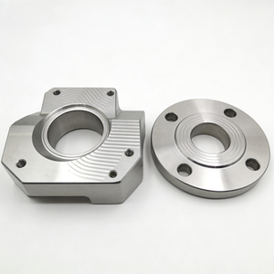 Bride usinée CNC de haute précision sur mesure OEM |   Base de positionnement en aluminium texturé pour machines d'automatisation - Product Image 2