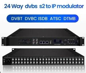 เกตเวย์ IPTV ดิจิทัลส่วนหัวของ IPM24C ที่มีพอร์ต8/12/16/24 ASI ที่รองรับ DVB-S2 dvbc ISDB-T มาตรฐาน ATSC - Product Image 2