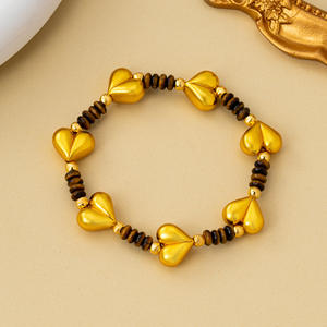 สร้อยข้อมือลูกปัดนำโชค ฮู ลู่ ฮั่วซิง เหรียญห้าจักรพรรดิ สร้อยข้อมือลูกปัดแฟชั่น สร้อยข้อมือหรูหรา - Product Image 3