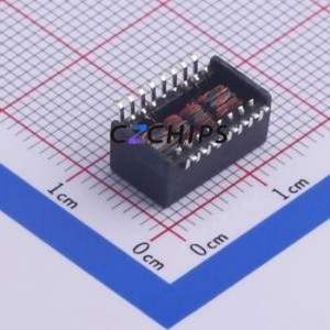 Transformateur LAN HX1198NLT SMD, inducteur 12,7x7,1 mm (rapport de bobinage : 1:1) - Product Image 2